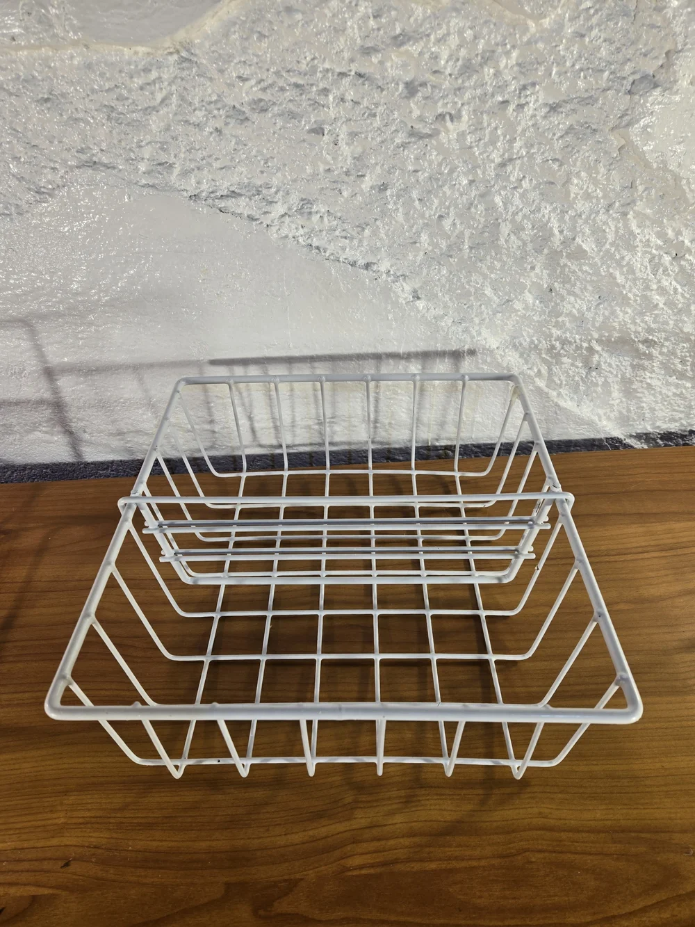 Lot Of Metal Wire Storage Baskets for Kitchen  Pantry Papers Home Office Files